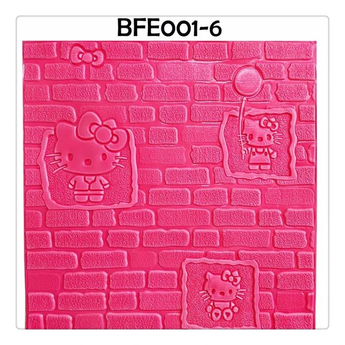 3D PE Foam Self Adhesive Brick Tile Wall Foam Design Wallpaper Sticker