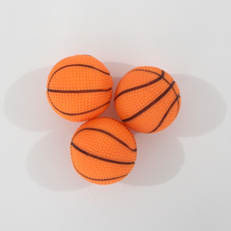 Tc5013 gros commerce de gros de matériel en vinyle résistant Pet Toy boules grinçants de basket-ball pour les chiens