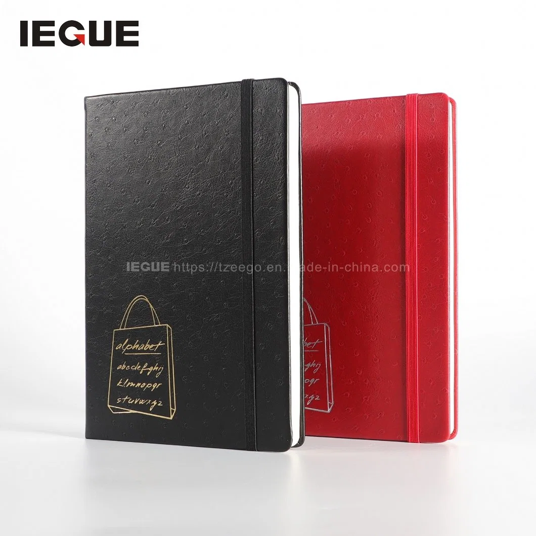 School Promotional Customized PVC Leather Journal Lined Promotion Journal Printing Custom Notebook with Pocket