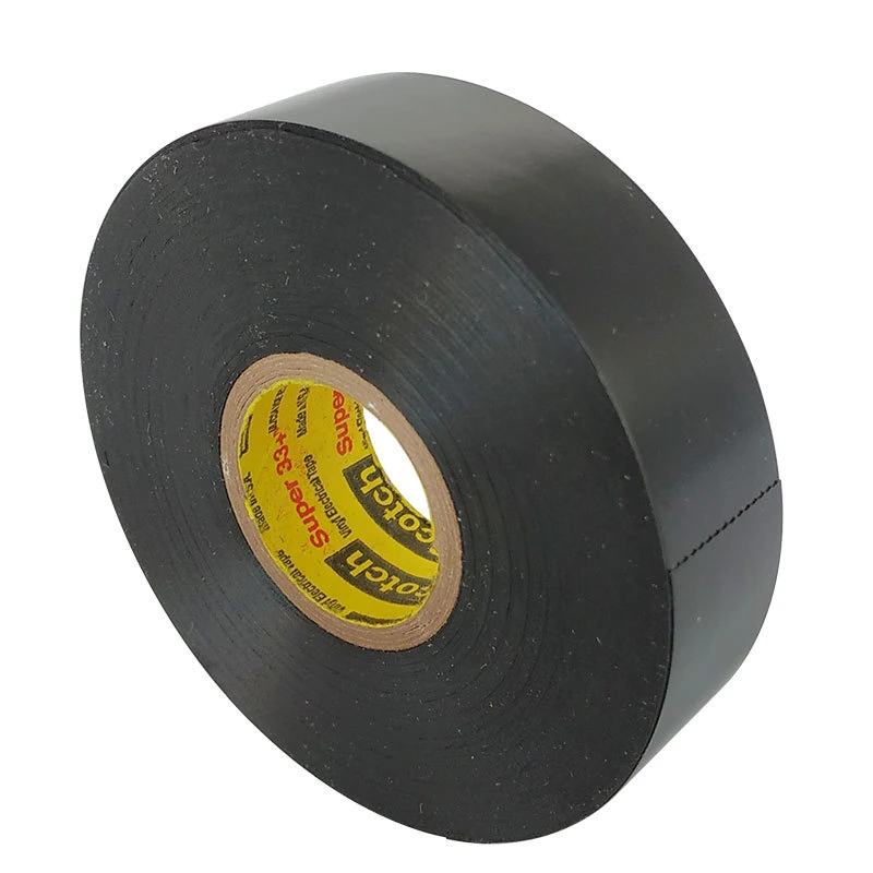 Vinyl Isolierband 3m Super 33+ PVC 0,18mm Schwarz Gummi-Klebstoff-Isolierung für elektrische Anwendungen