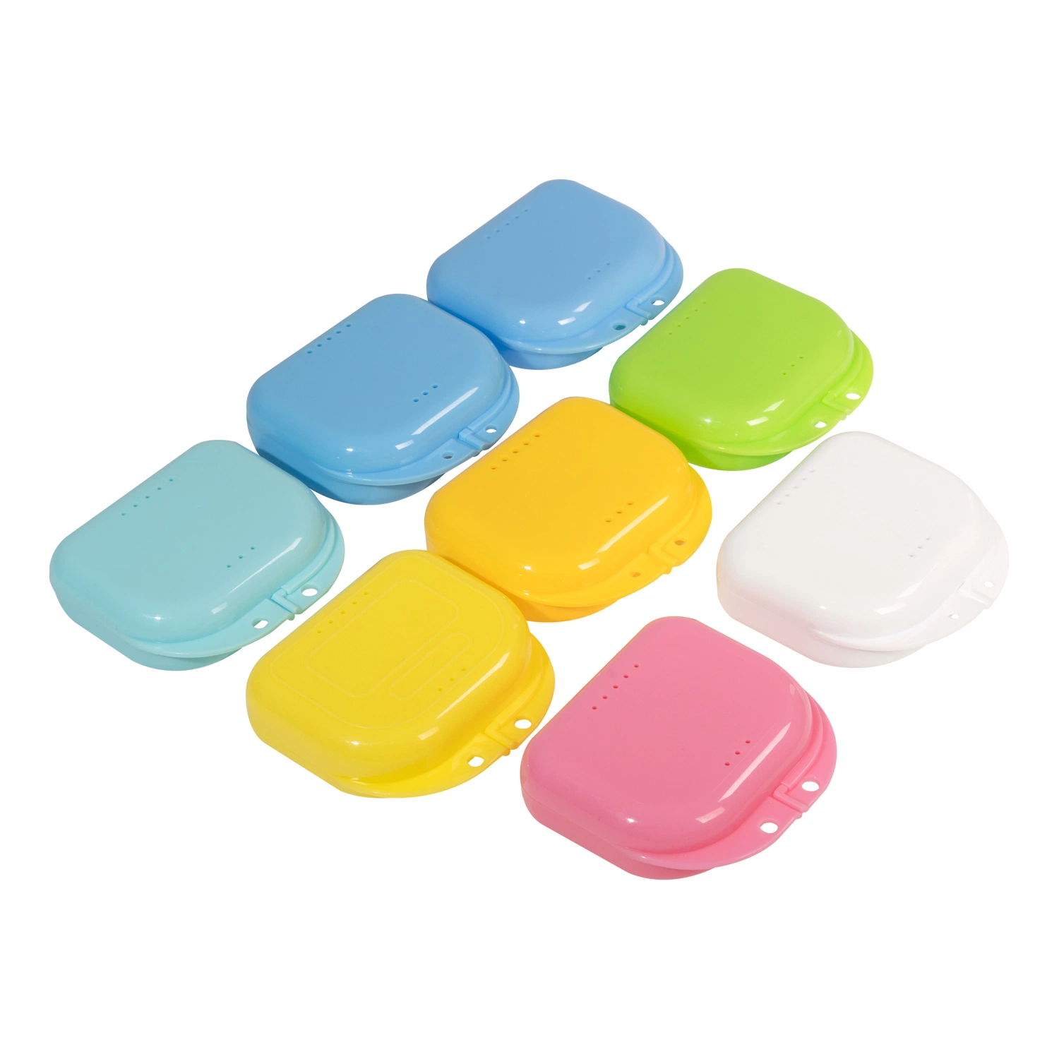 Medical Plastic Denture Container False Teeth Storage Mouth Guard Case Box