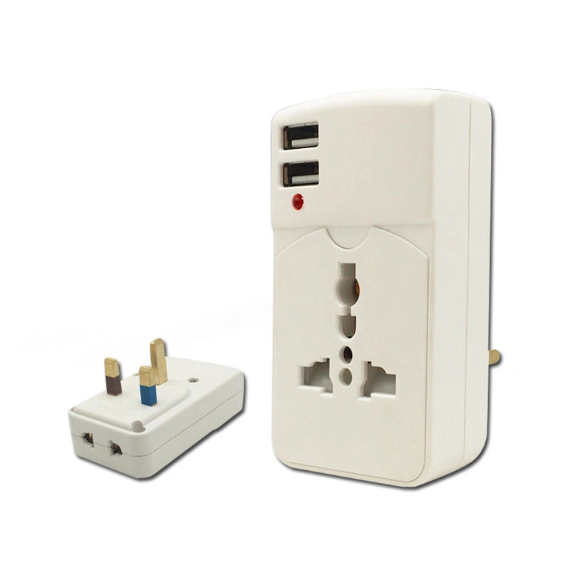 USB-Ladegerät, Multi-Socket With13A-Steckeradapter