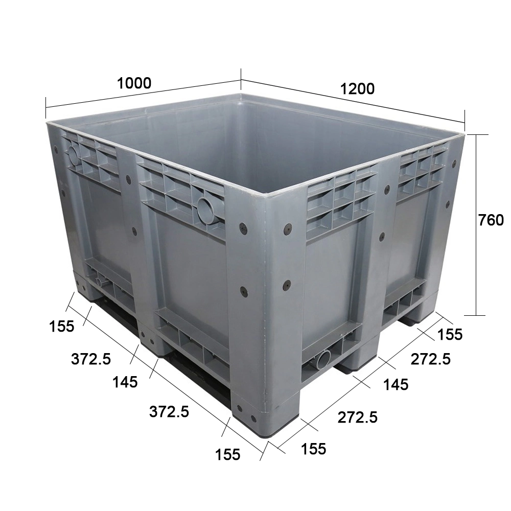 Durable Plastic Dustbin Outdoor Use Customized Plastic Waste Bin