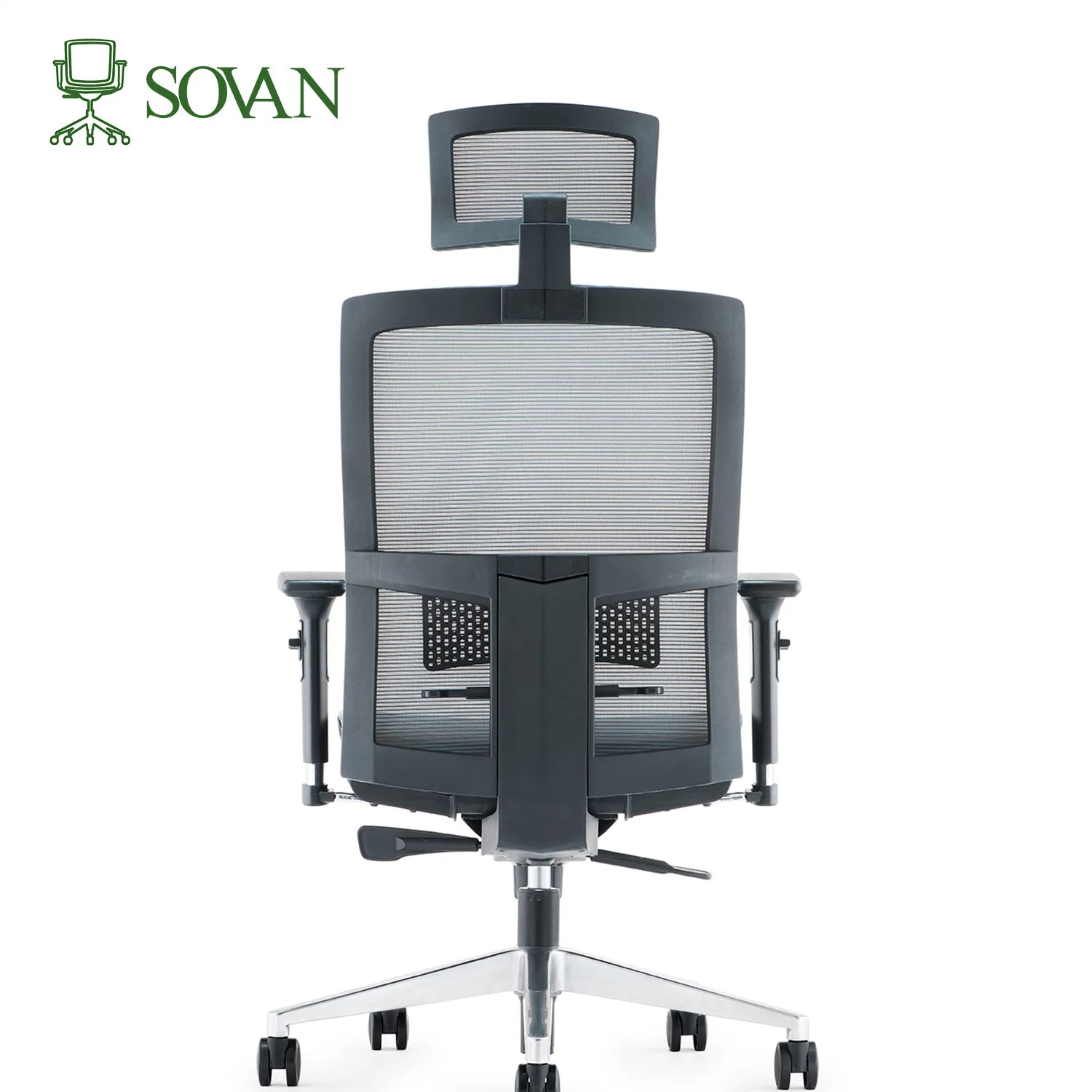 China Manufacturer Black Mesh with High Back Chromed Base Lifting Reclining Executive/Ergonomic Executive/Comfortable/Office Chair /Swivel/Furniture