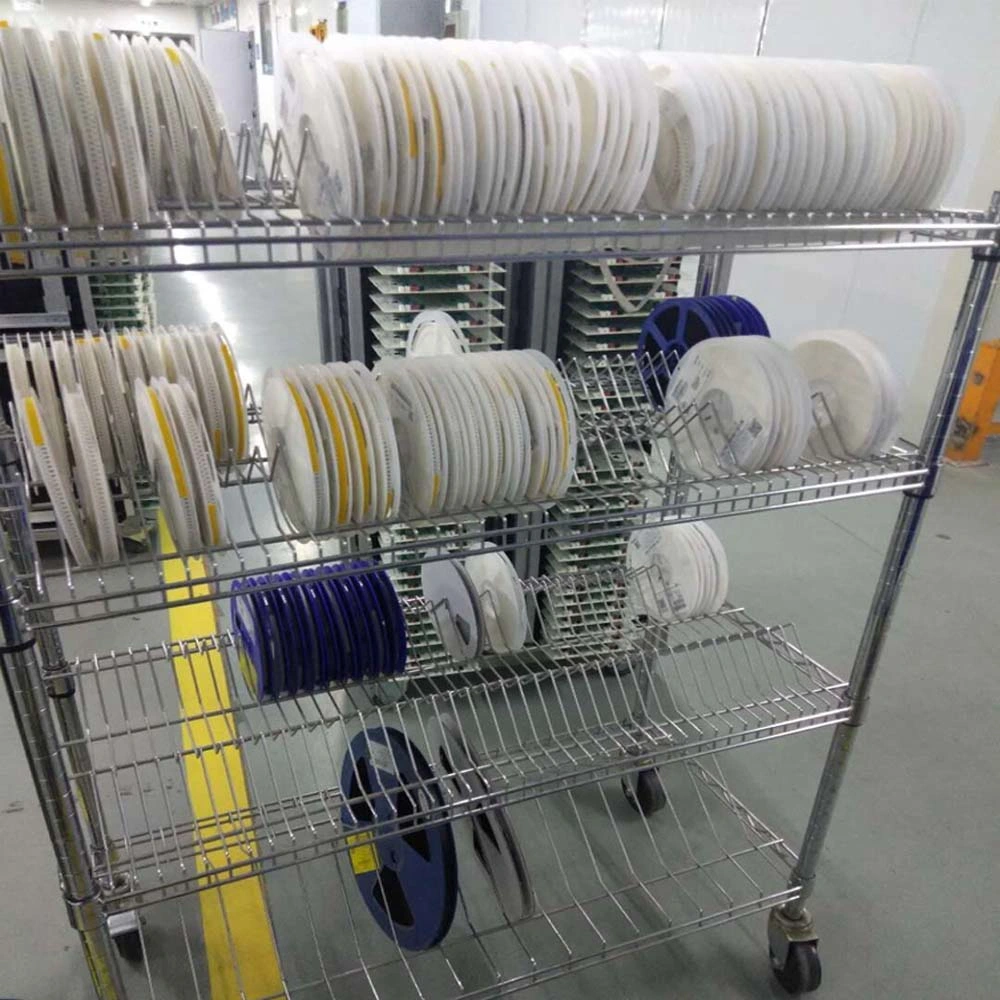 SMT Material Single Wire Racks Anti Static Metal Wire Shelving