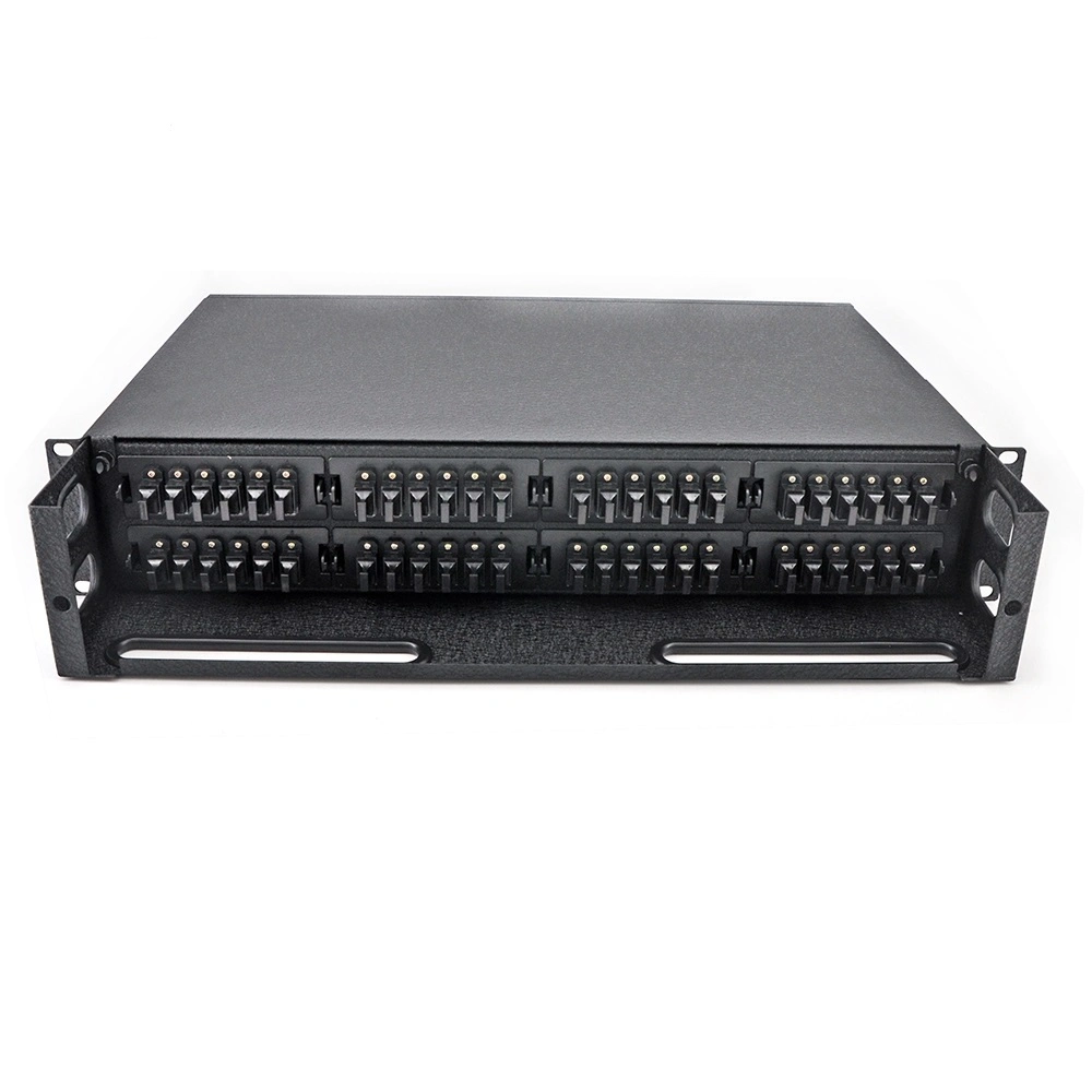 19-Zoll-MTP/MPO-Glasfaserkabel-Patchpanel-Netzwerkschrank für Rackmontage Hochwertige FTTH MPO 2U 48 Core Rackmontage