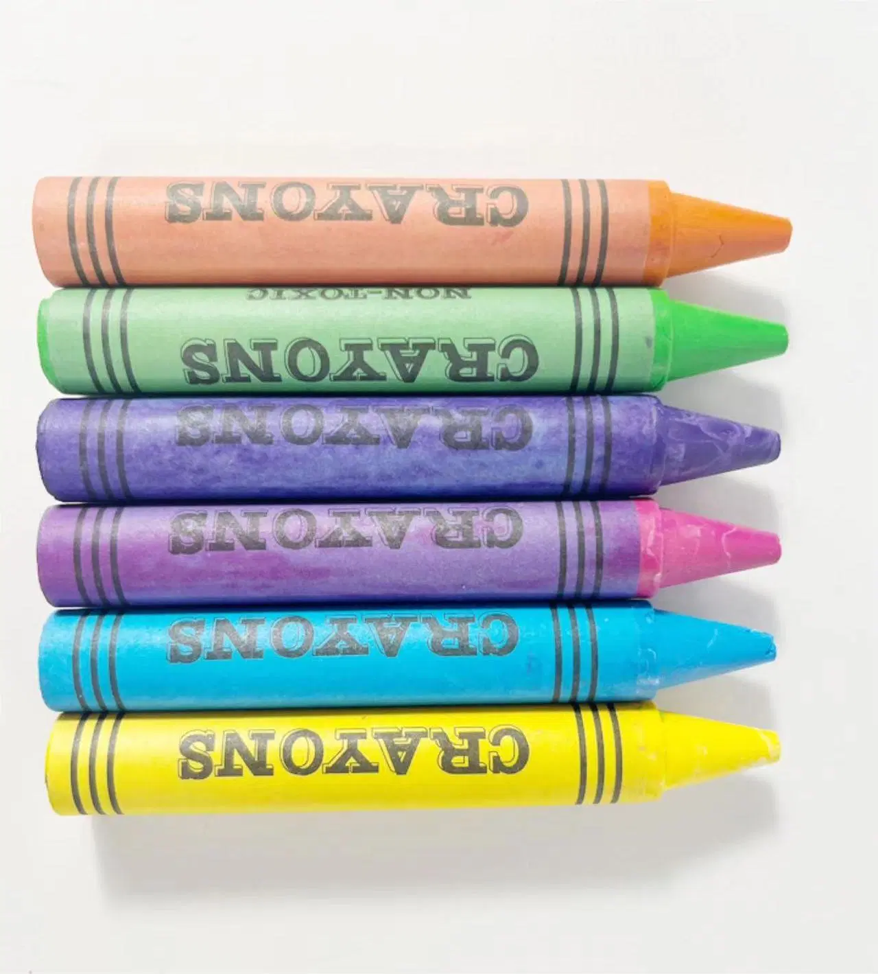 La sécurité des enfants et des étudiants de l'Art de la cire de couleur de dessin animé Crayon