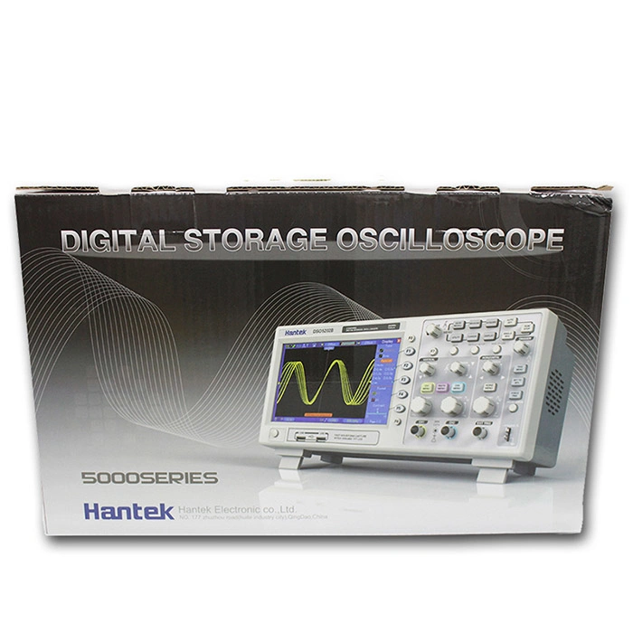 Hantek Dso5102p Digital Oscilloscope 100MHz 2 Channels 1gsa/S Real Time Sample Rate USB Osciloscopio