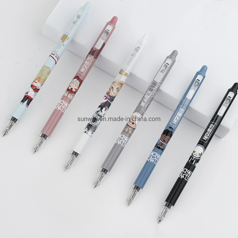 OEM Fancy Students Gift Stationery New Click Plastic Fountain Pen