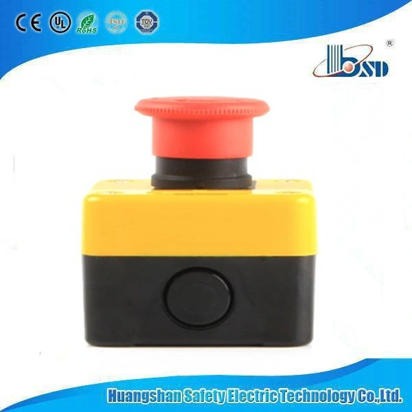 Red Mushroom Head Push Button Control Box