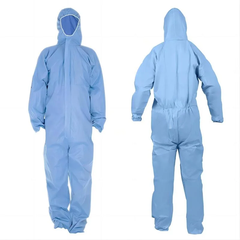 Chemical Flame Retardant Microporous/PP/SMS Waterproof Disposable Nonwoven Protective Coverall