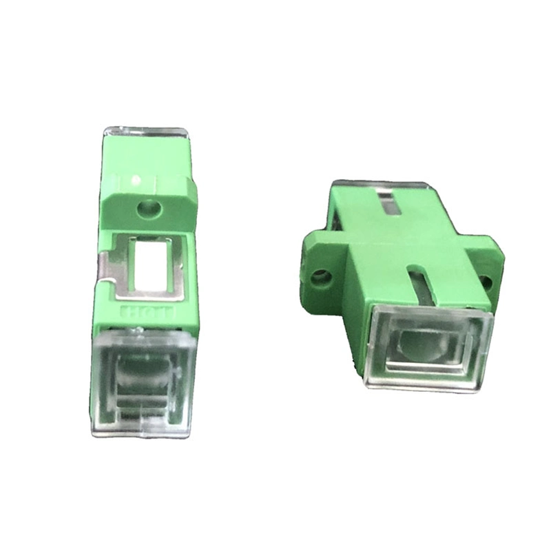 Adaptador óptico de fibra simple SC/APC conector de fibra SC/APC SX Adaptador de fibra óptica SM acoplador de fibra