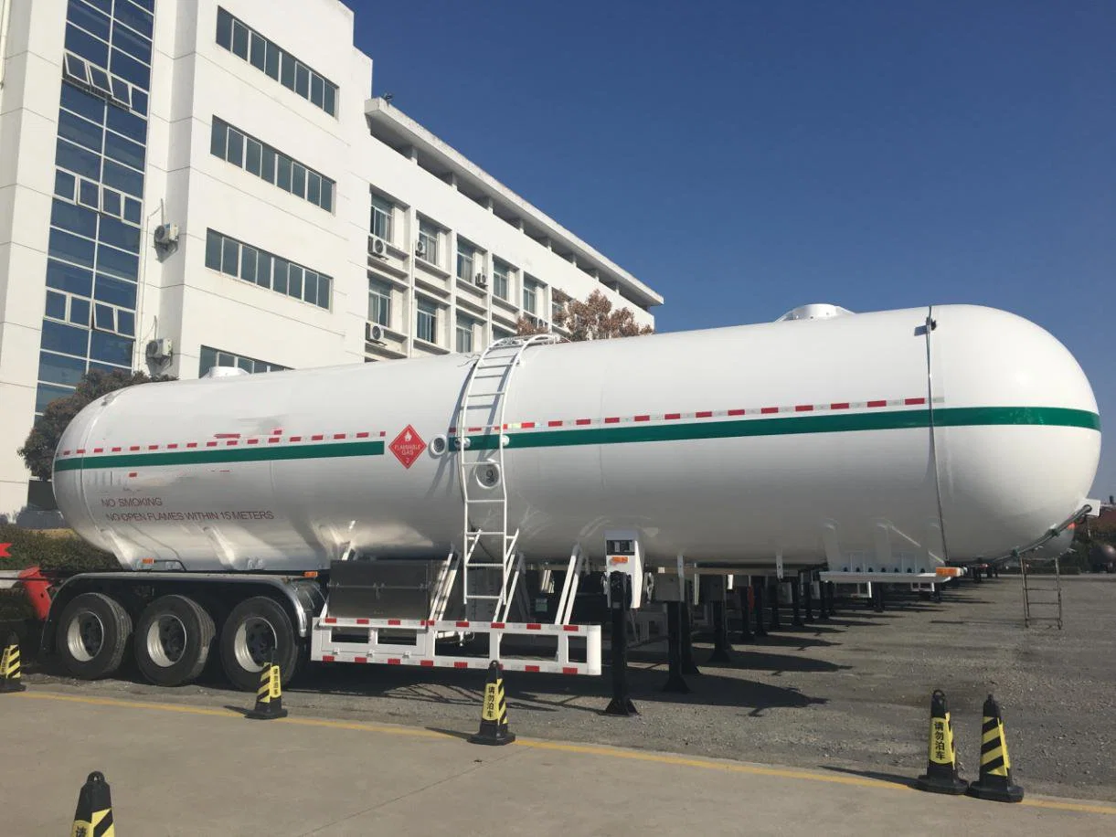 precio de fábrica 33-40ton ASME Tanque de gasolina gas GLP remolque cisterna