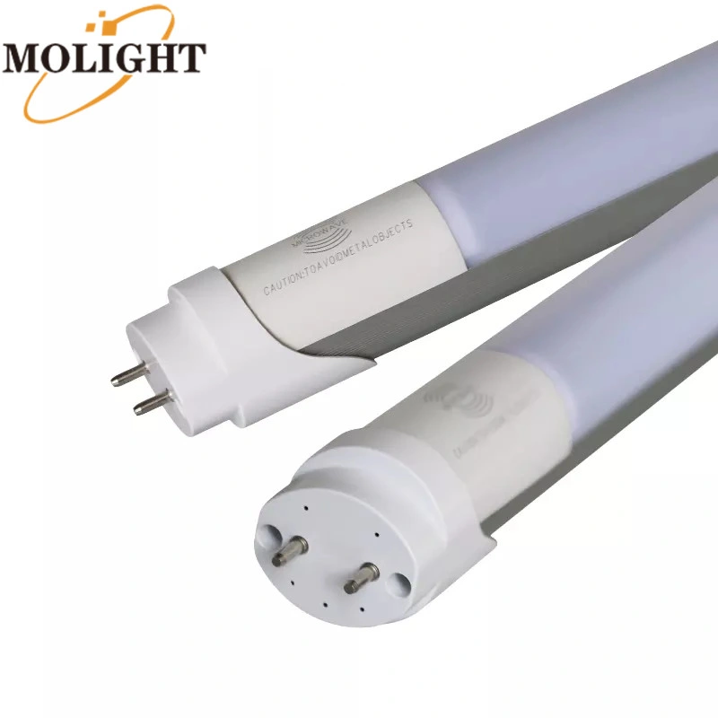 T8 LED Tube Light 4FT with Microwave Radar Motion Sensor 18W T8 Microwave Smart LED Tube