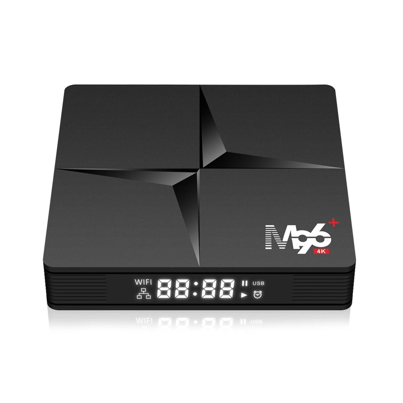 New Android 10 IPTV Box M96+ 2GB/4GB RAM 16g/32g/64G ROM Hot for USA Ca Arabe French Germany Spain Italian 2.4/5g WiFi Smart TV Box Player M96 Plus