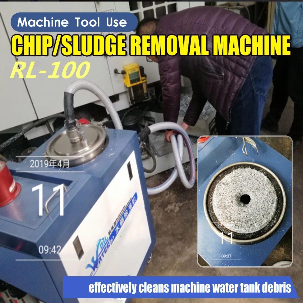 Coolant Tank Cleaner Sludge Removal Machine Used in CNC Machinery