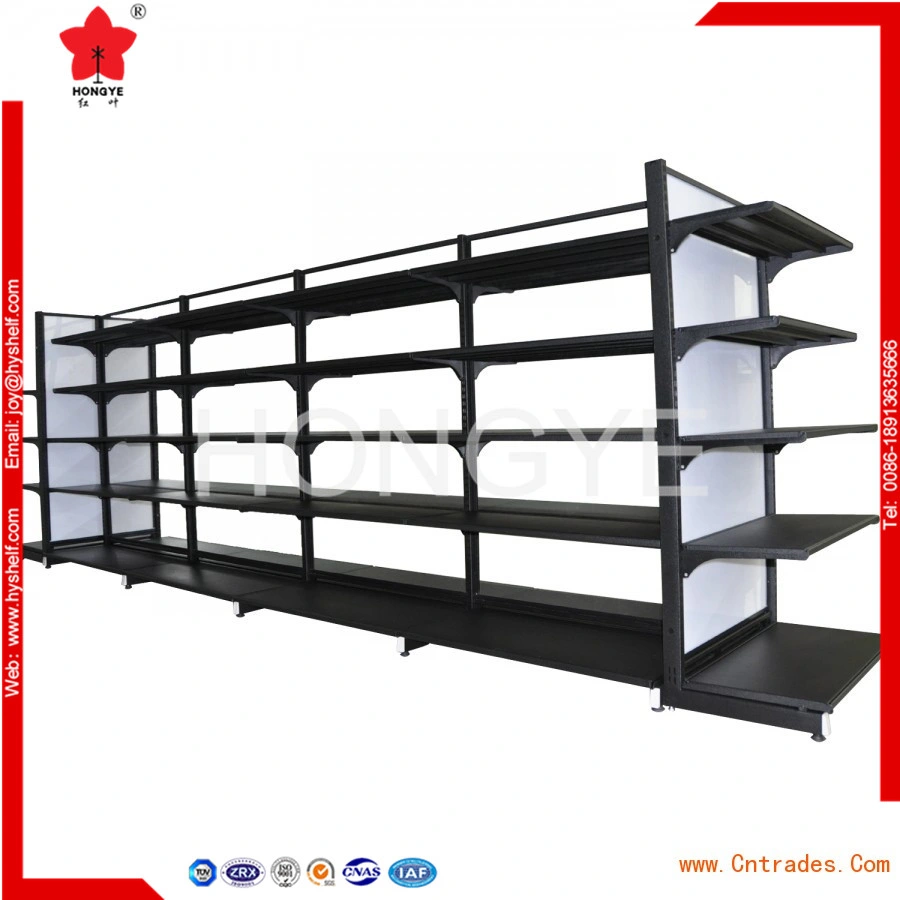 Wholesale Supermarket Hypermarket Metal Display Store Gondola Shelf