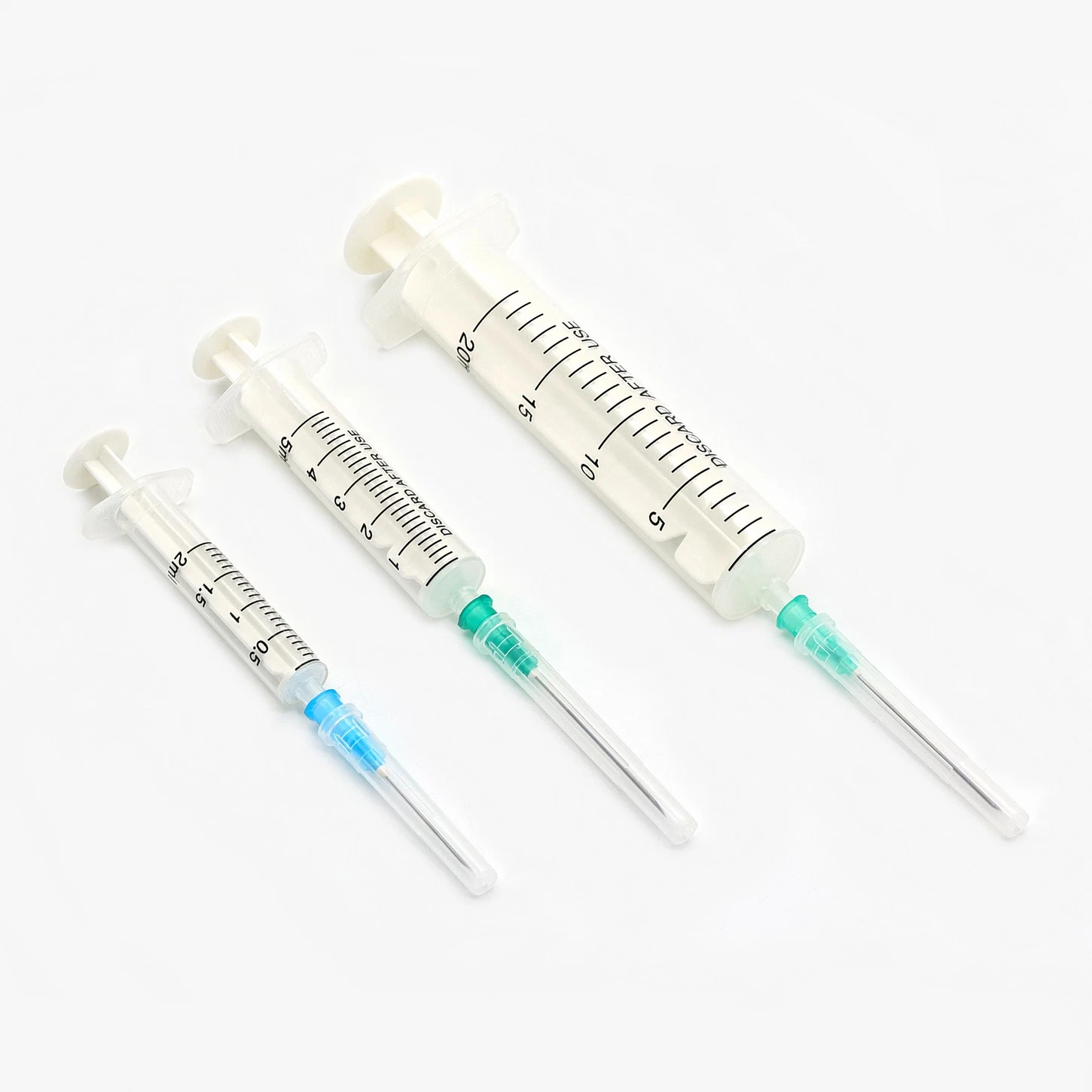 Medical Sterile 2/3 Parts Luer Lock/ Luer Slip 1ml/2ml/5ml/10ml/20ml/30ml/50ml Latex Free Disposable Syringe with CE/ISO