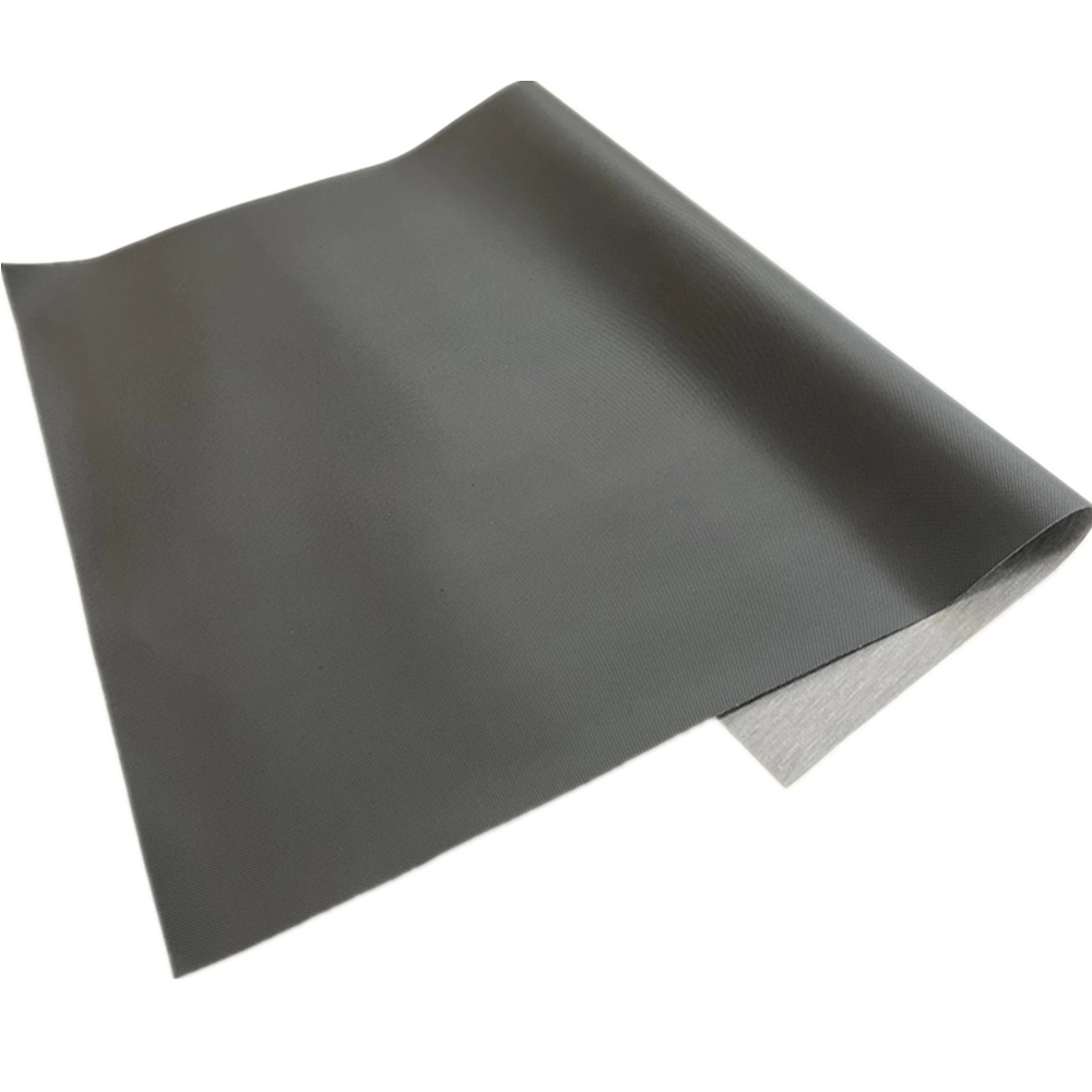 Tela de fibra de carbono impermeable material de tela de cuero sintético Polka-DOT PVC Tela para guantes de trabajo