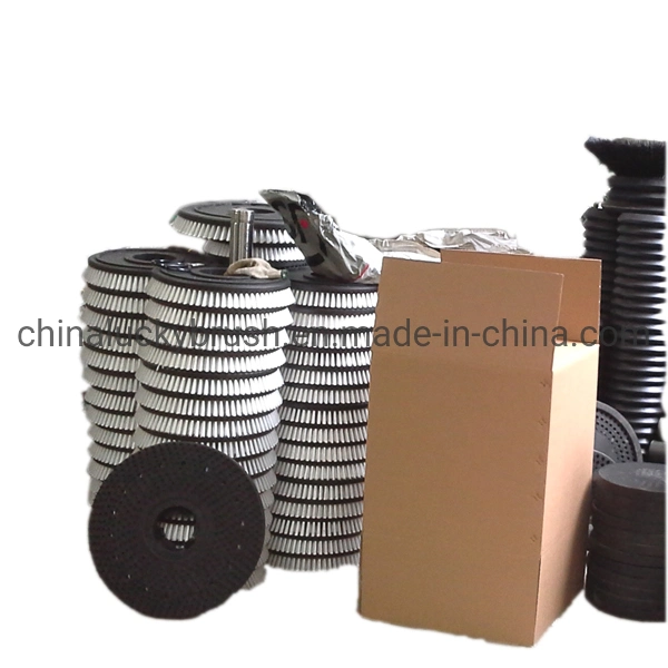 600mm Nylon Wire Round Plate Brush for Mold Cleaning (YY-433)