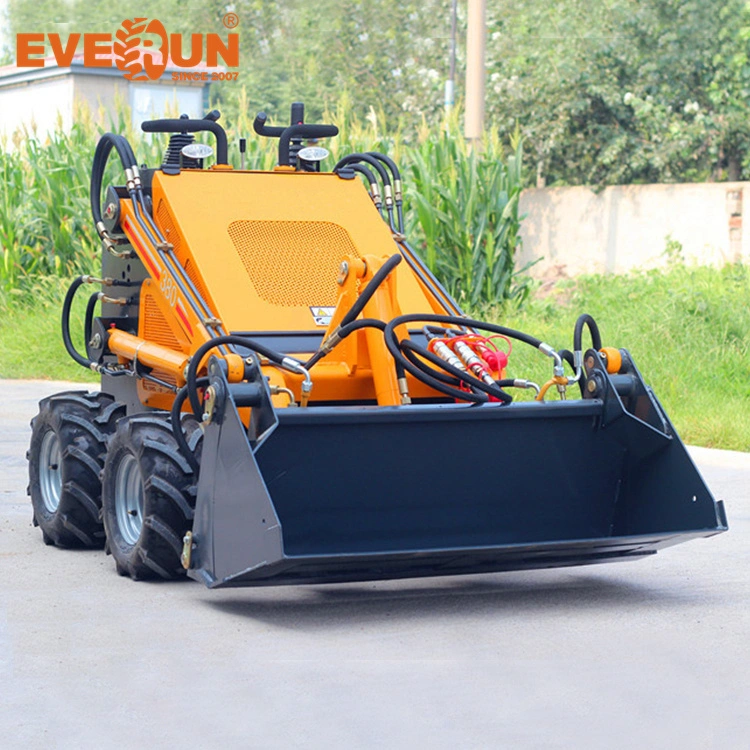 Everun Ers380 CE 200kg Bucket Shovel Mini Loader Skid Steer Loader