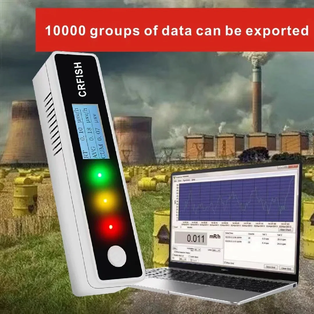 Dosímetro de radiación gamma Nuclear Contador Detector del sensor del probador de la encuesta Personal Monitor