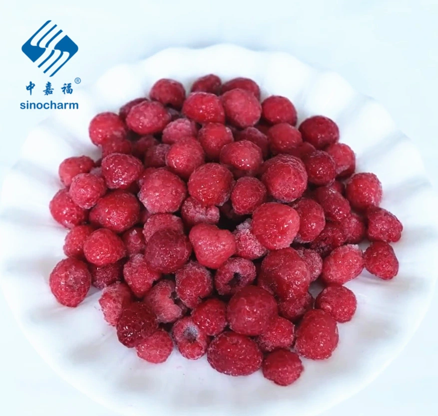 Sinocharm Brc a Approved Frozen Fruits Raspberry Whole IQF Raspberries