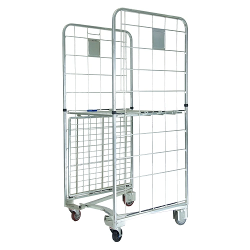 Multifunctional Two Side Warehouse Cheap Medium Duty Trolley Roll Cage