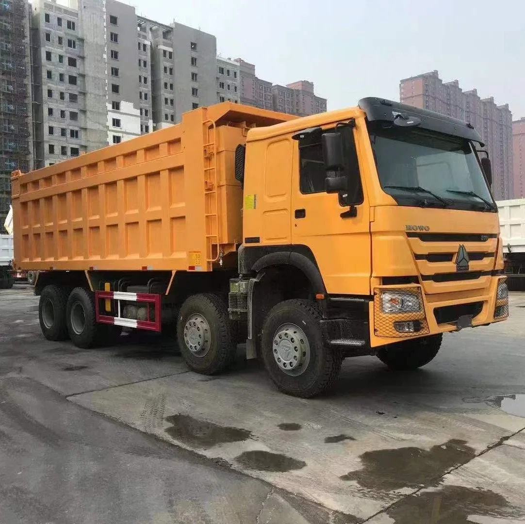 Descuento Spot--Mejor Sinotruk HOWO 6X4 8X4 371CV capacidad de las ruedas de 10 a 12 euros 2 de volcado de la arena de minería de Dumper vuelco Tri ejes volquete Traile Precios baratos para la venta de camiones