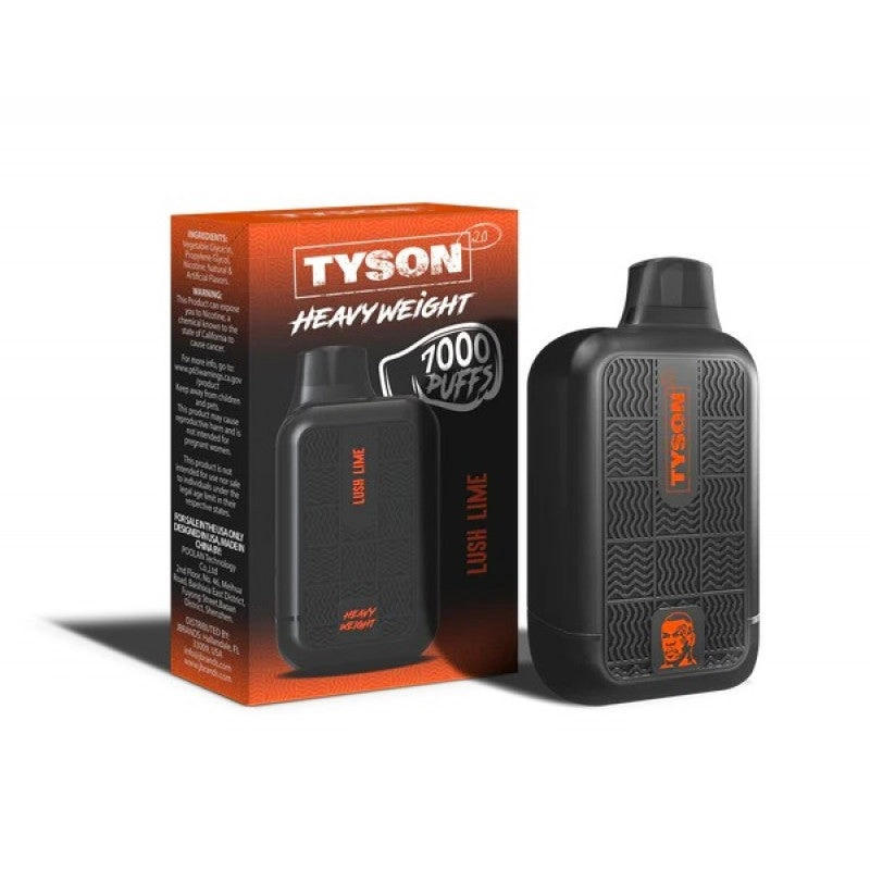 Tyson 2.0 Heavyweight 7000 Puffs Disposable/Chargeable Vape Pod Dry Herb Vaporizer