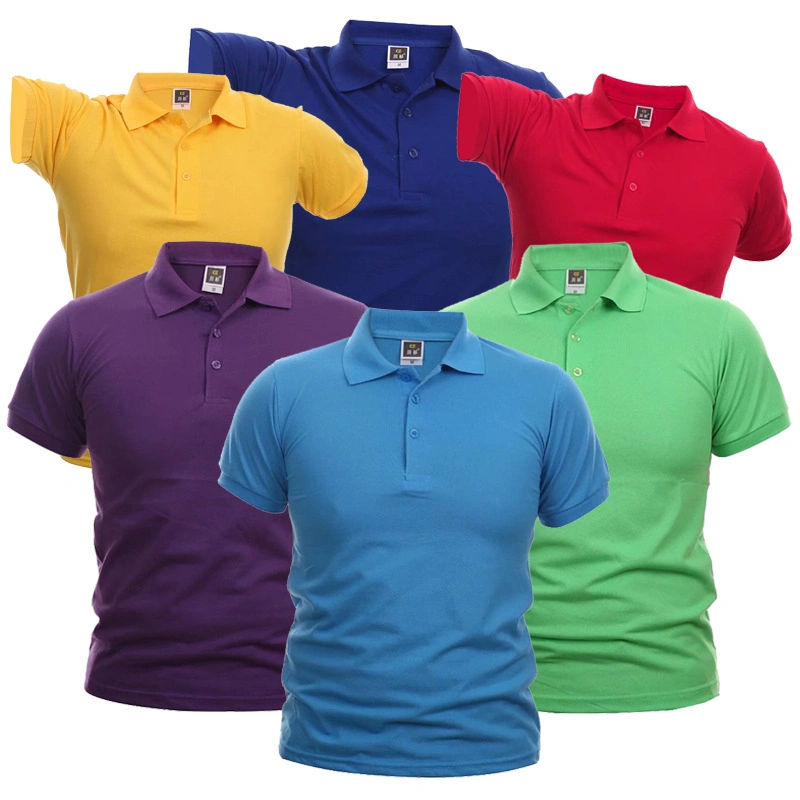 Nouveau design hommes Polo Tshirt T shirt Polo Tee-Shirt Unifrom hommes marque coton