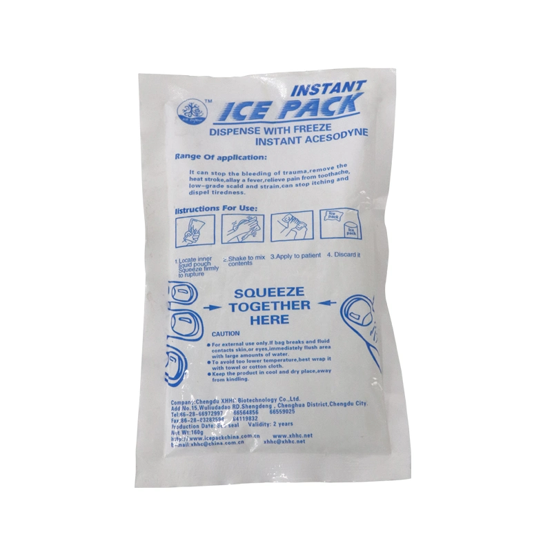 Instant Ice Pack No Freezer Needed Disposable Cold Pack Headache Pain Relief