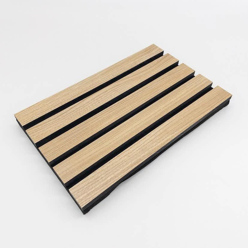 Hot Selling Factory Directly Sell Nice Price Good Quality Pet Slatted Acoustic Panel with High Nrc and Beautiful Decoration Effect