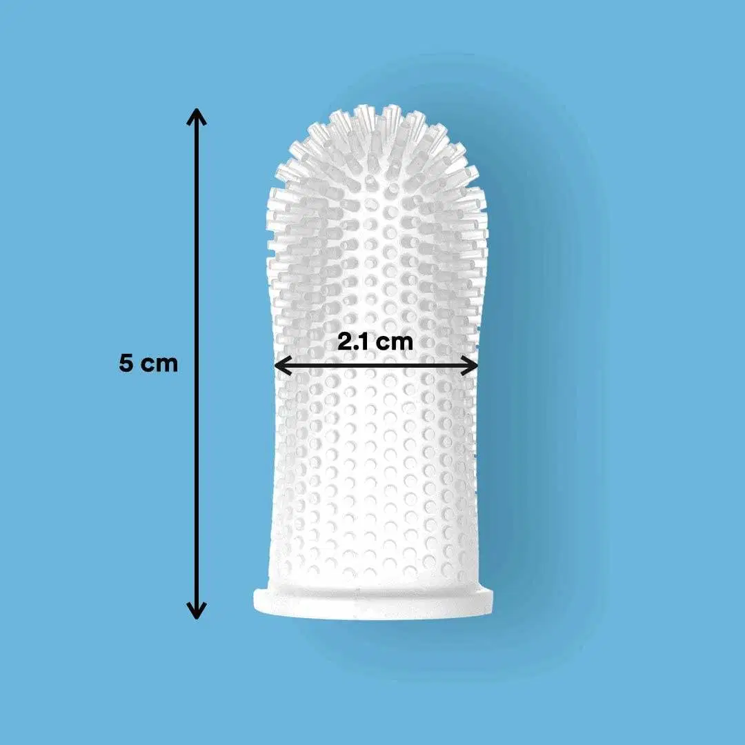 Eco-Friendly 360 Degree Soft Silicone Pet Finger Toothbrush