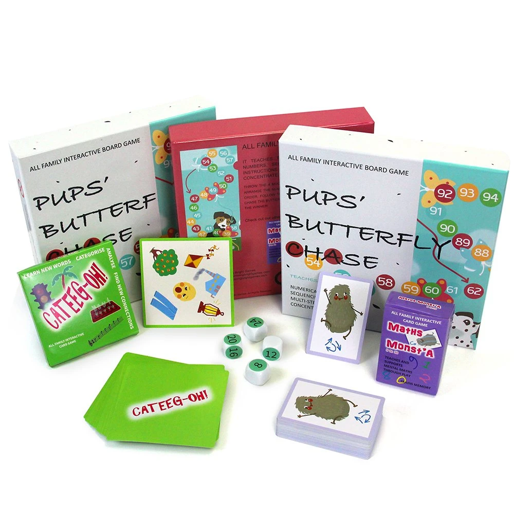 Juegos de mesa personalizados impresión de tarjetas de papel niños Familia Educación para adultos Juguetes papel clásico Figuras Juego de fiesta personalizado