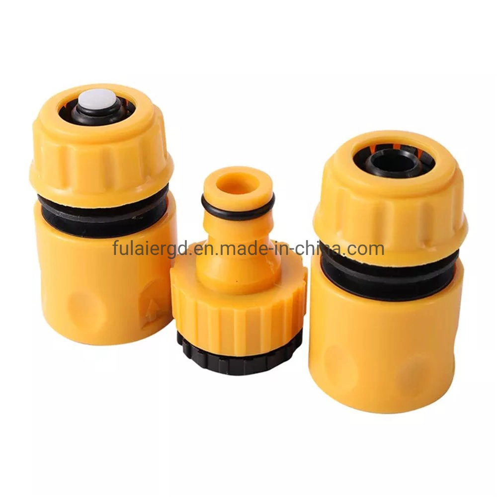 Car Wash Water Quick Coupling Kit for Irrigation 1/2 Inch Hose Stop Water Connectors Drip Irrigation Fittings