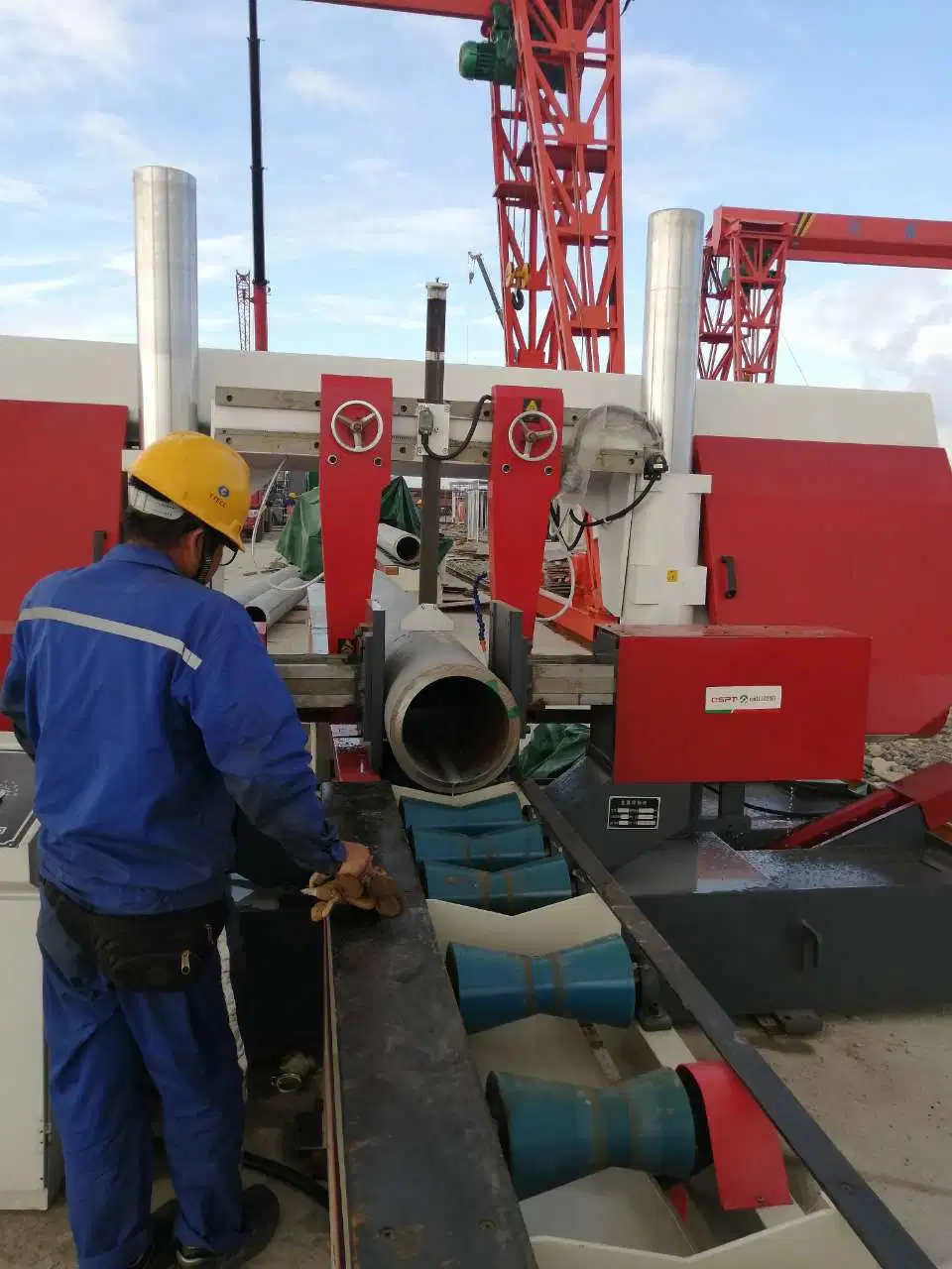 Pipe Cutting Length-Measuring System