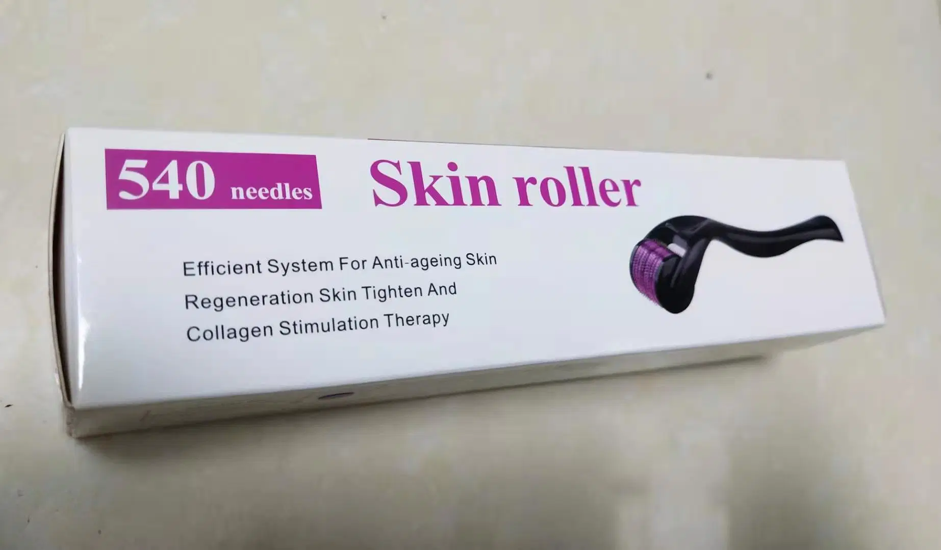 Derma Roller Zgts 540 para la pérdida de cabello cicatriz Stretch Marcar eliminación