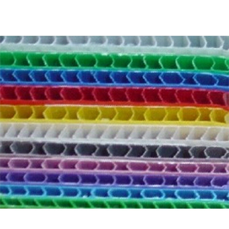 Wholesale 12mm Custom Color Honeycomb Board PP Hollow Corrugated Plastic Sheet