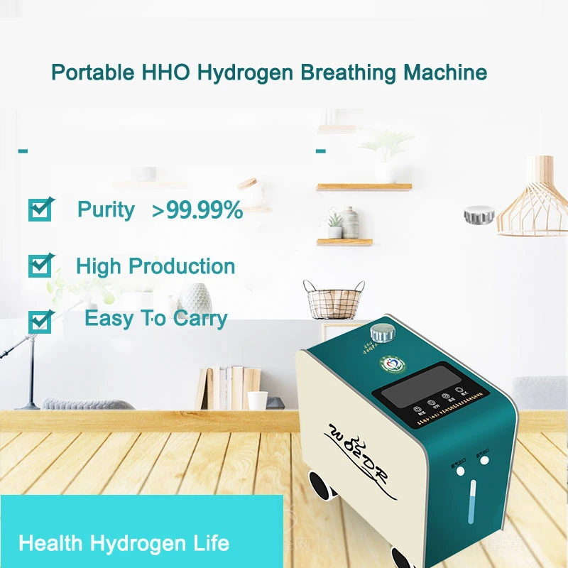 Portable PEM Molecular Oxygen Hydrogen Inhaler 300ml 600ml Wasserstoffeinatmung Maschine