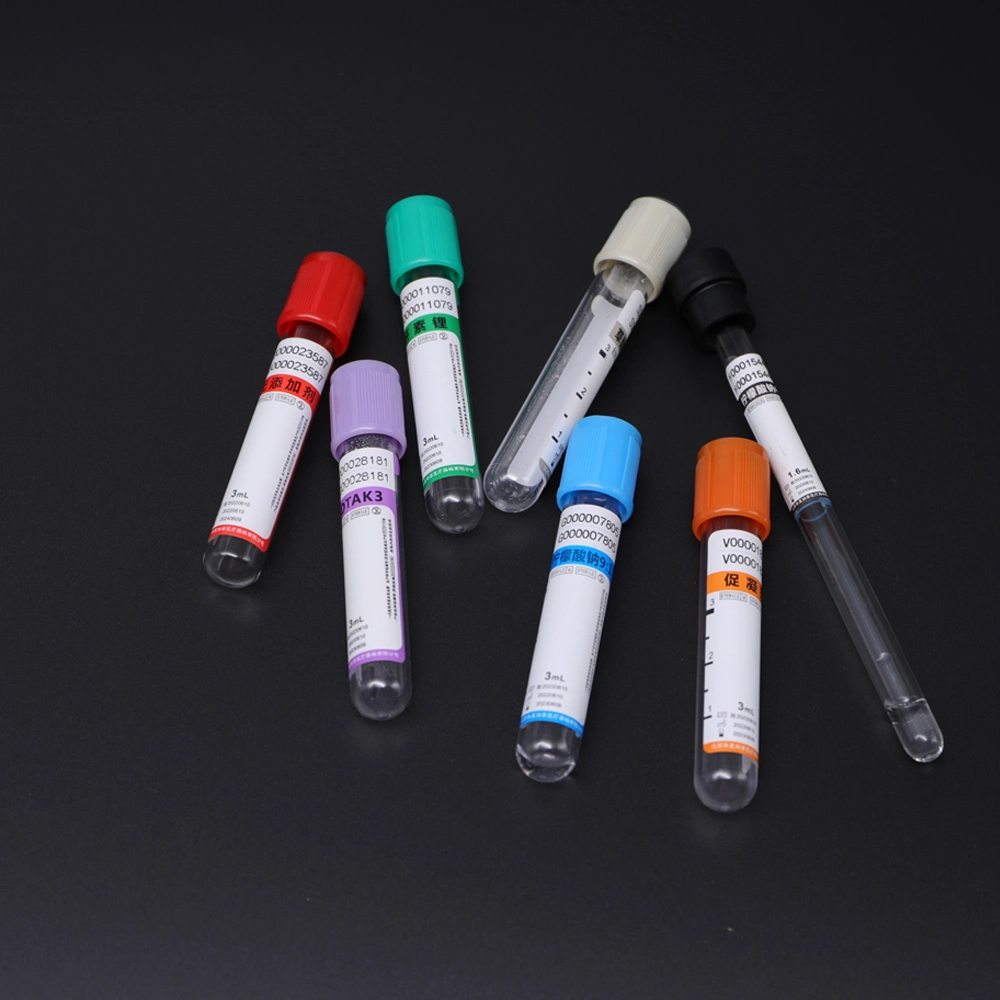 1-10ml Disposables Bag Price Nebulizer Mask Disposable Medical Urine Leg EDTA Vacuum Blood Collection Tube