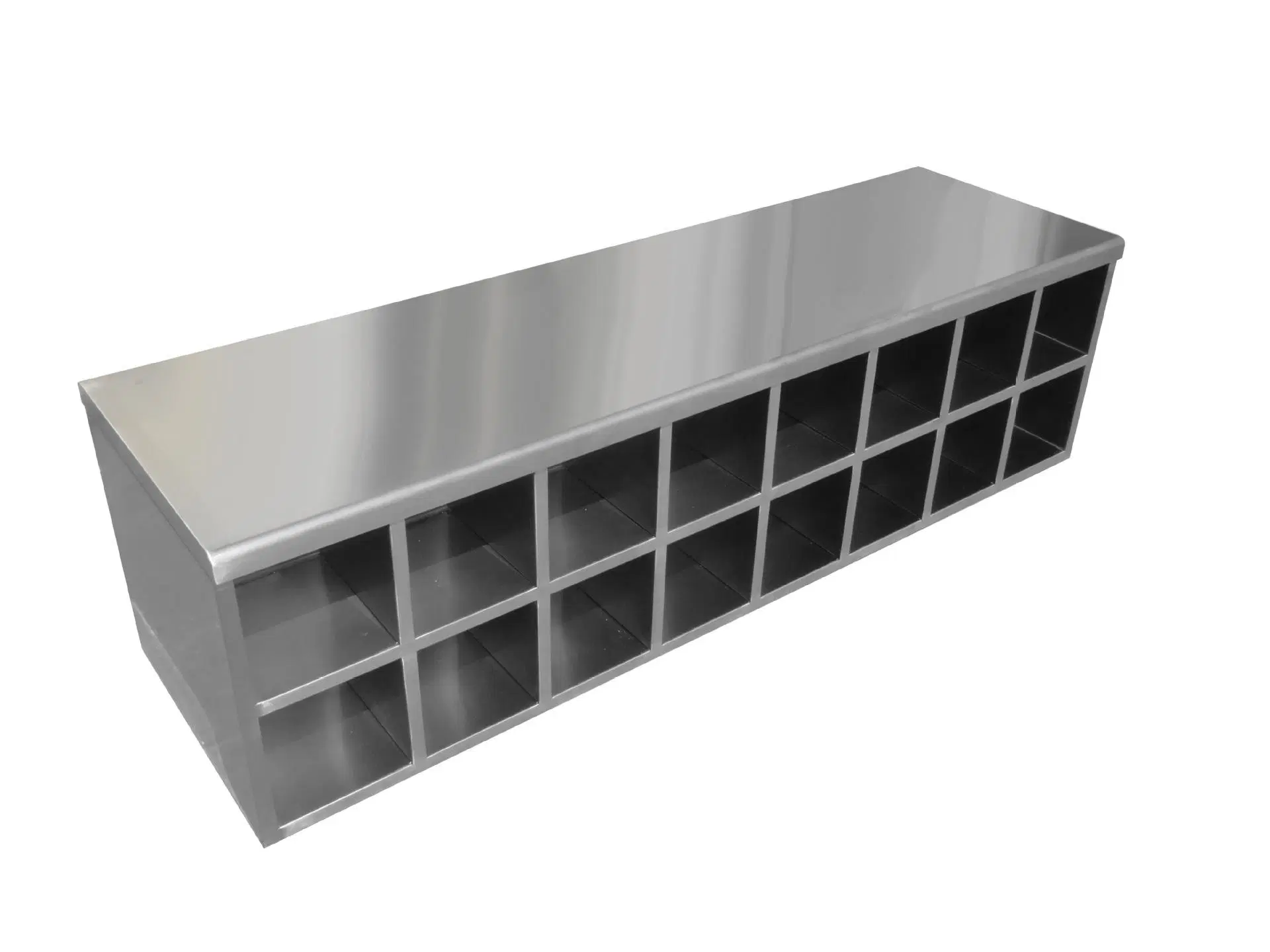 Clean Room Pharmaceutical Workshop Stainless Steel Customized Shoe Cabinet