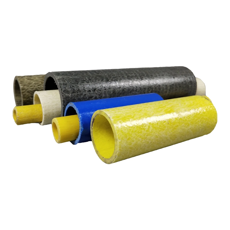 Insulated Pultruded FRP Reinforced Fiberglass Profiles Round Hollow Tube for Ladder