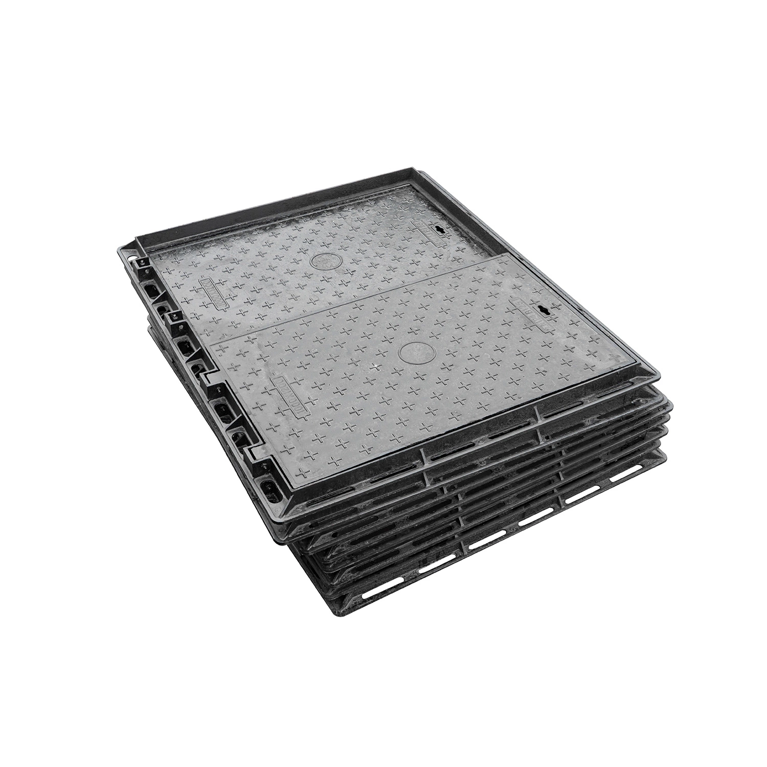 En124 C250 Coating Sewer Drain Square Frame Cast Iron Grate/Manhole Cover Manufacturer