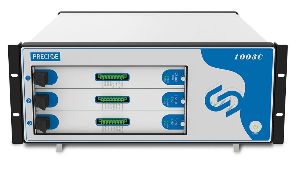 CS300 precisa de la unidad de medida de origen Plug-in Four-Quadrant Smu Operación de canales múltiples de la unidad de medida de fuente compatible con el medidor de Keithley