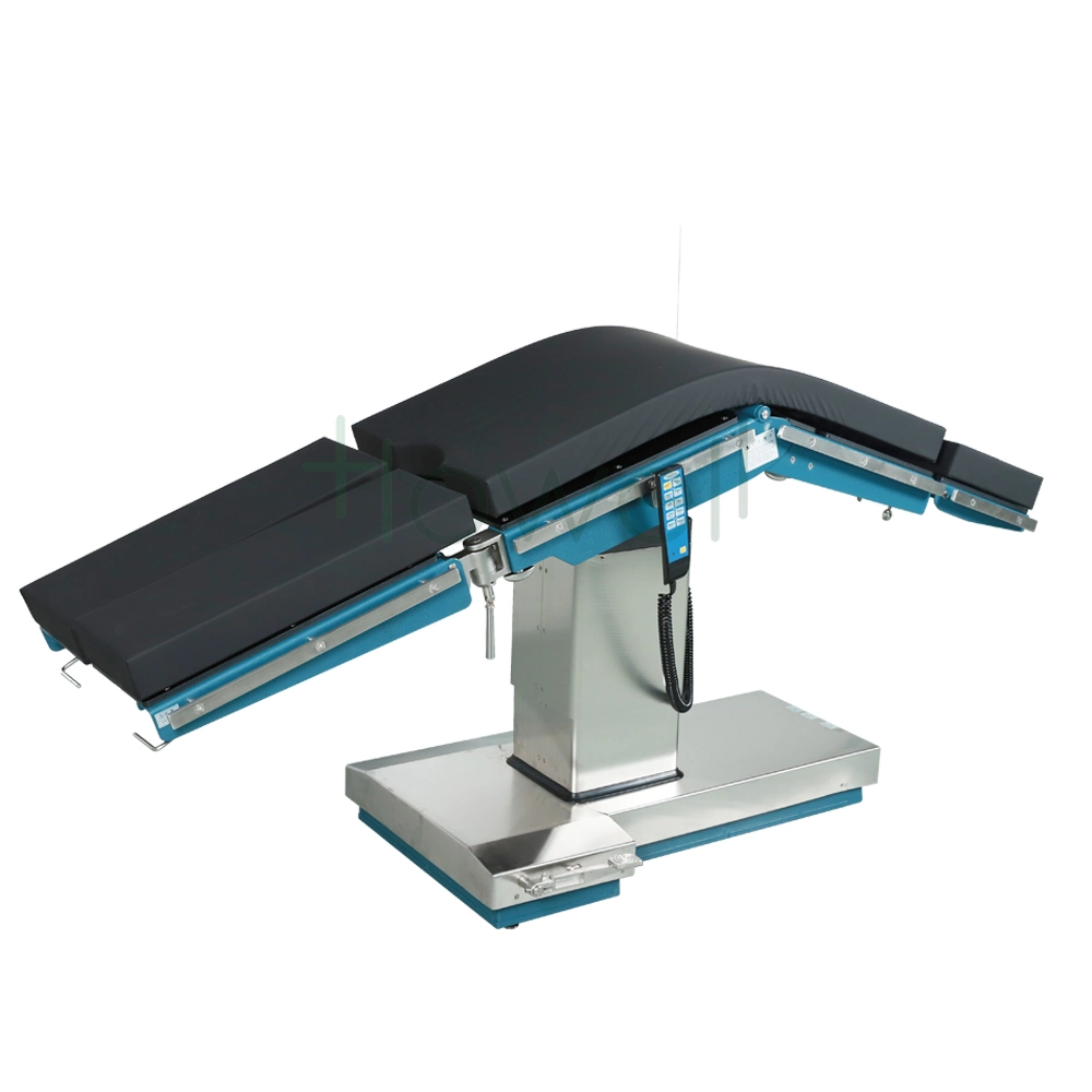 He-608-a Electric Lifting Operating Stainless Steel C-Arm Compatible Surgical Table