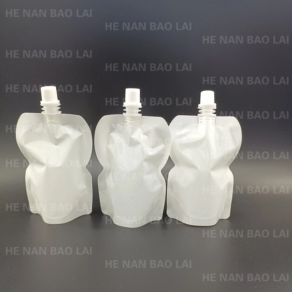 BPA Free Plastic Reusable Wine Bottle 750 Ml Spout Pouch Packaging Supplier