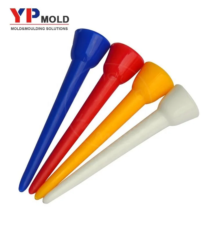 Plastic Injection Golf Tee Mould Custom Multi Cavities Golf Tee Mold