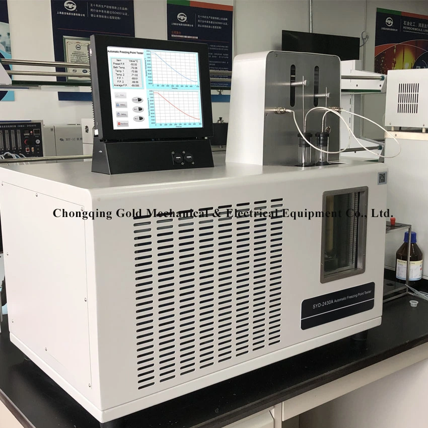 Low Temperature Freeze Point Analyzer for Aqueous Engine Coolants and Aviation Fuels