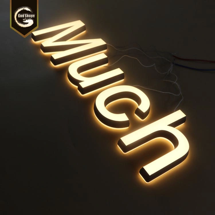 LED Lighting Signage Illuminated Exterior Interior 3D Acrylic Channel Letter